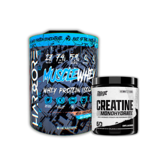 PACK MUSCLE WHEY 4.8 LB.+ CREATINA (60 SERVICIOS)