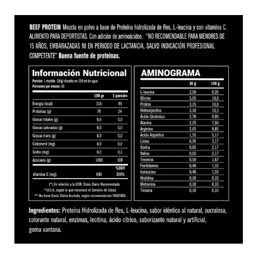 BEEF PRO 4LB (60 SERVICIOS)