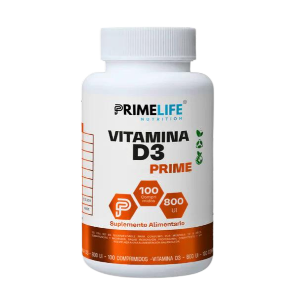 VITAMINA D3 PRIME 800UI 100 COMPRIMIDOS