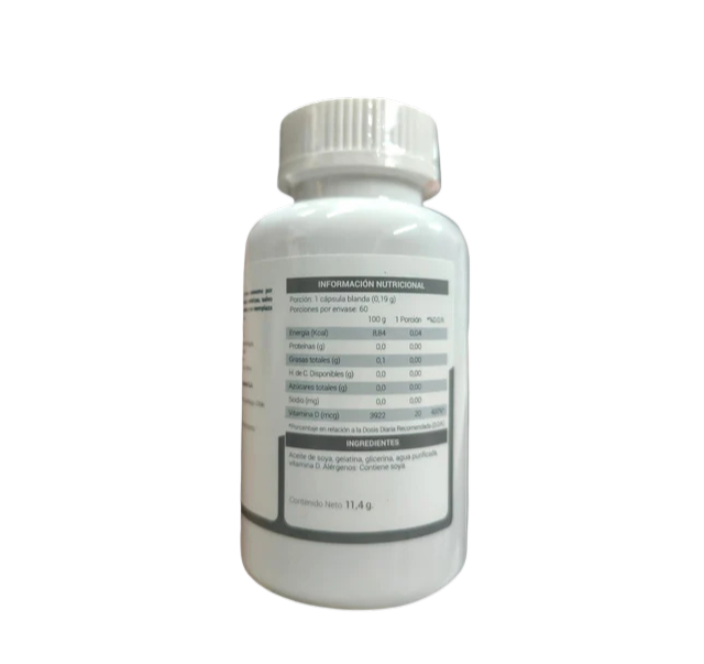 VITAMINA  800 UI 60 CÁPSULAS BLANDAS