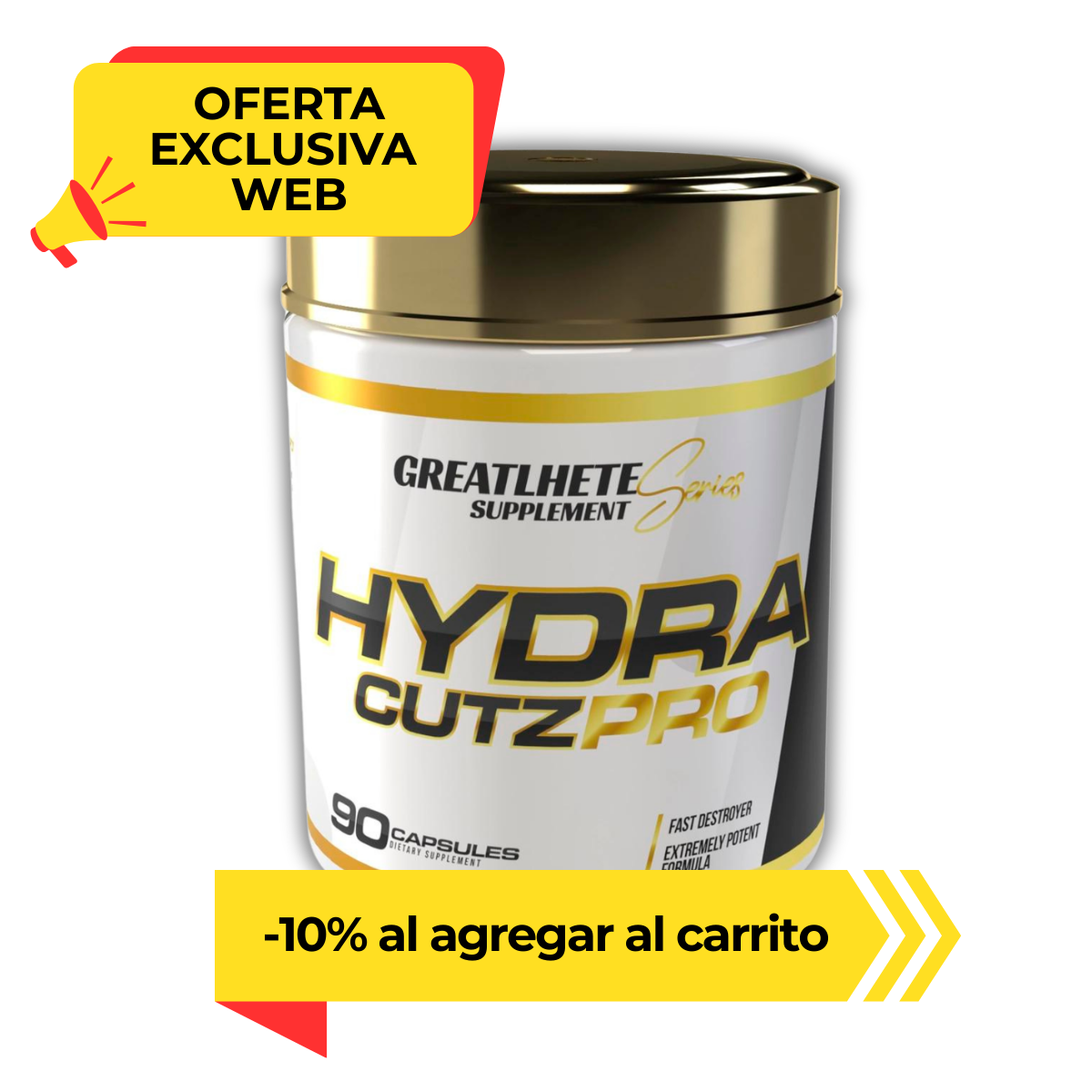 HYDRA CUTZ PRO 90 CÁPSULAS