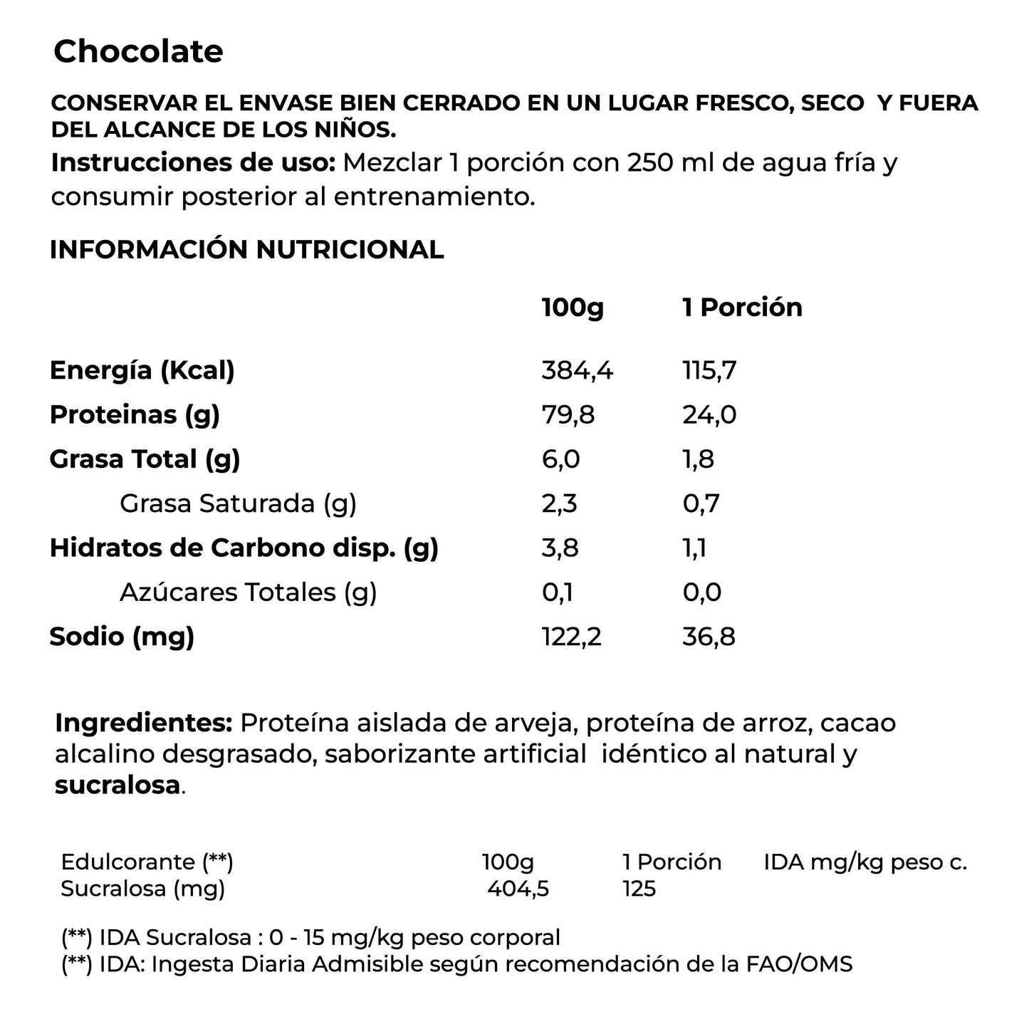 VEGAN FUSION 2LB.