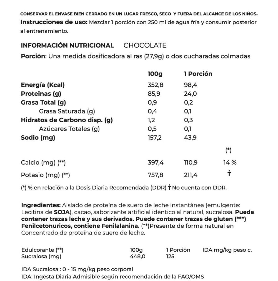 ISOLATE ZERO, 4LB. INNOVATIVE FIT