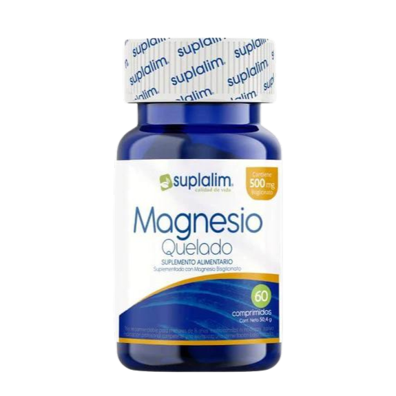 MAGNESIO QUELADO 500MG. 60 COMPRIMIDOS