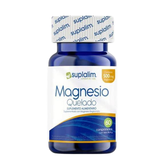 MAGNESIO QUELADO 500MG. 60 COMPRIMIDOS