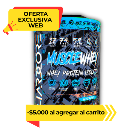 MUSCLE WHEY 4.8 LB.