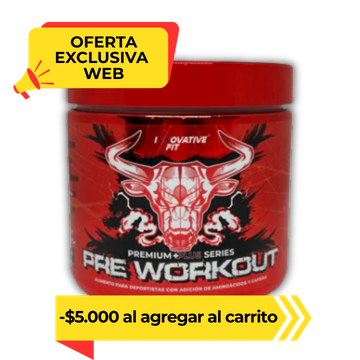 PRE WORKOUT, 30 SERVICIOS