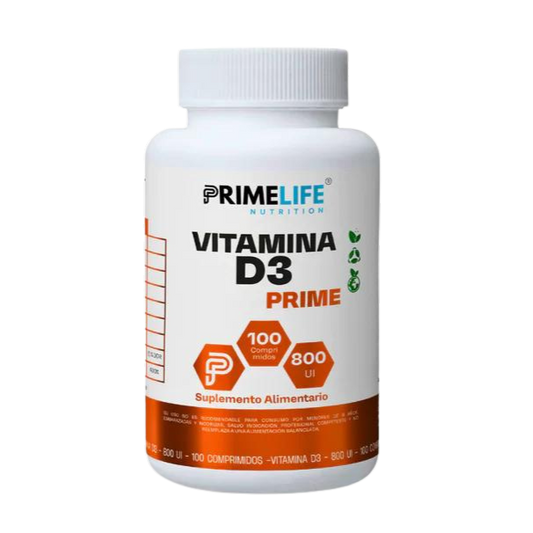 VITAMINA D3 PRIME 800UI 100 COMPRIMIDOS
